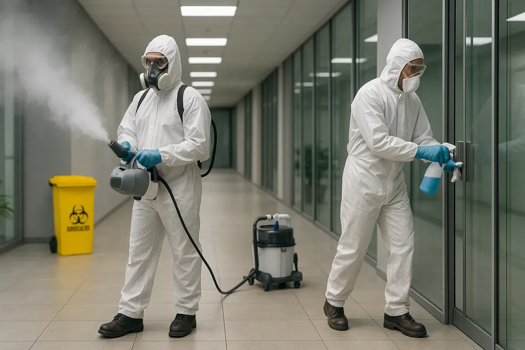 Professional disinfection services with advanced technology