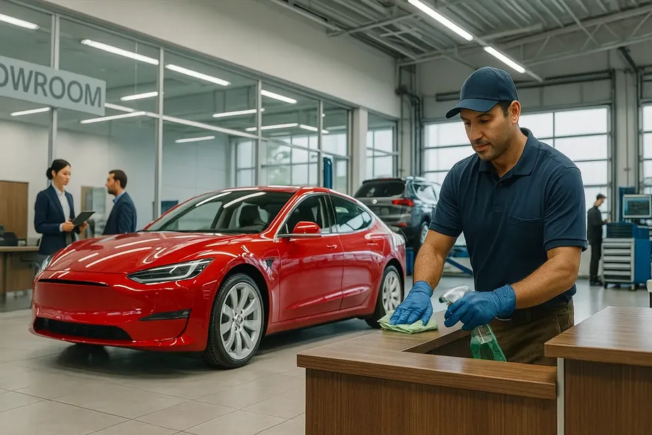 Automotive dealership and service center