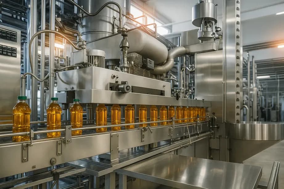 Food processing facility with sanitary conditions
