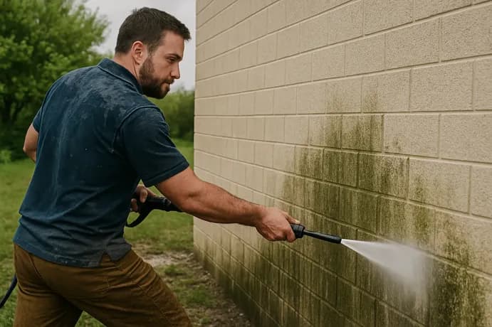 Pressure washing services