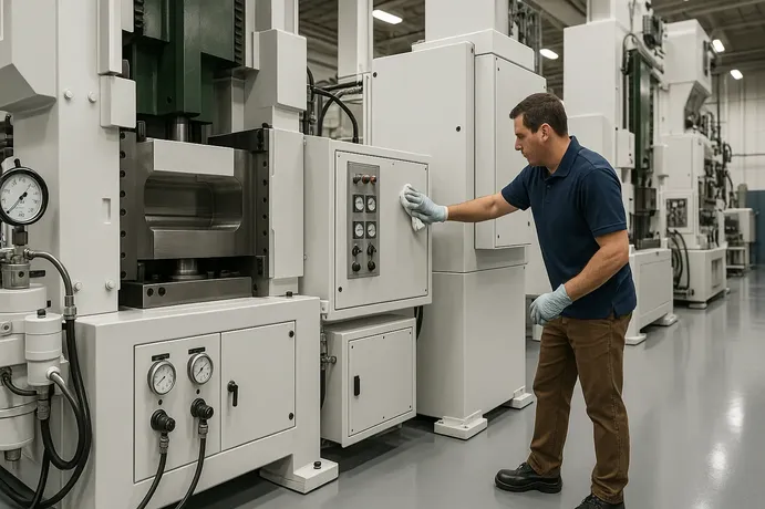 Industrial equipment cleaning