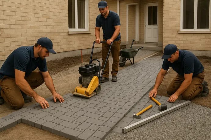 Hardscape installation services