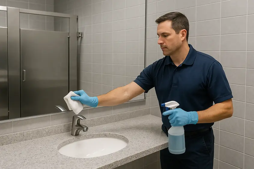 Restroom sanitation services