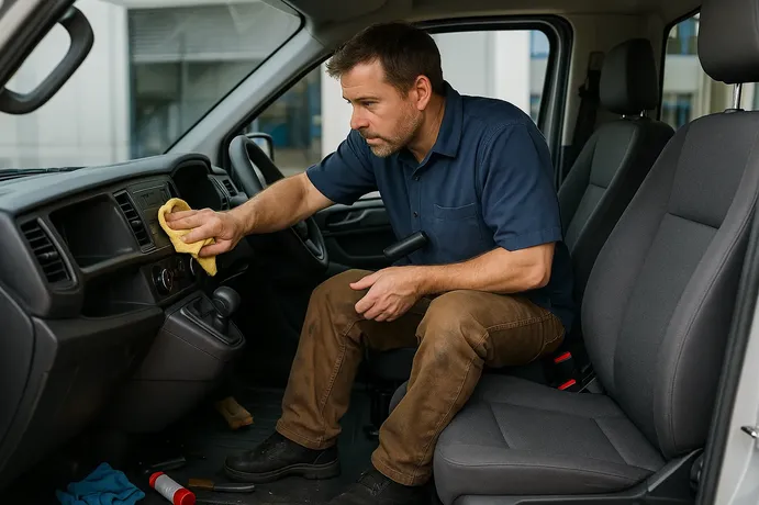 Commercial truck detailing services