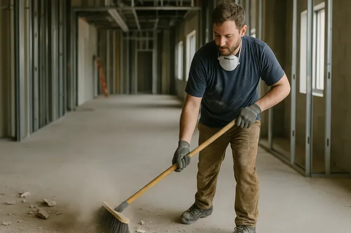 Post-construction cleanup services