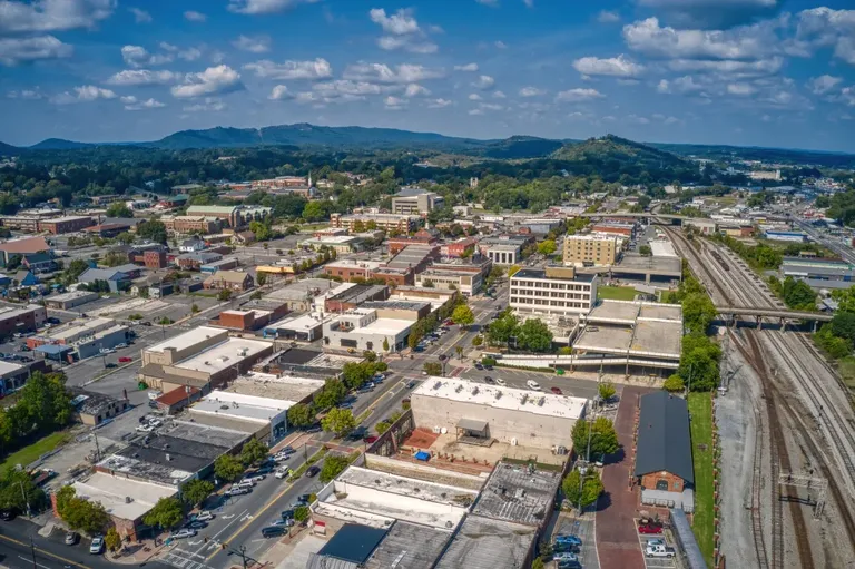 Dalton Georgia downtown and manufacturing district